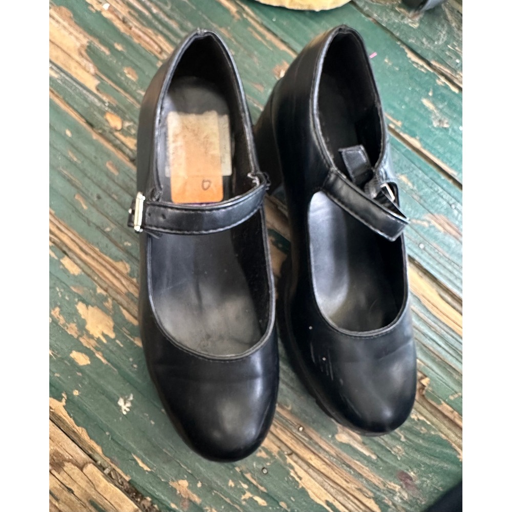 Soda Black Mary Jane Chunky Block Heel Lug Sole Platform Shoes Womens 6.5